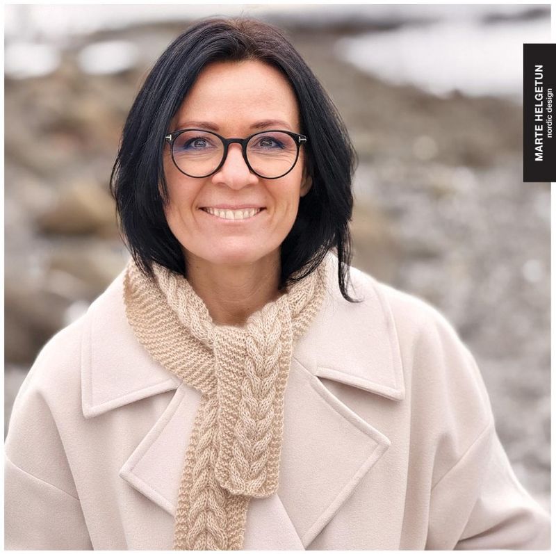 Fletteskjerf i REN Cashmere