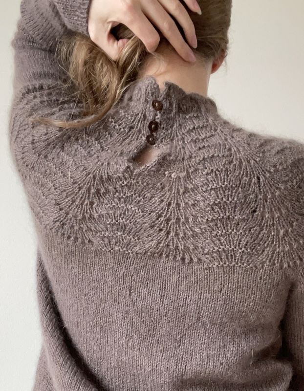 leknit - Peacock genser