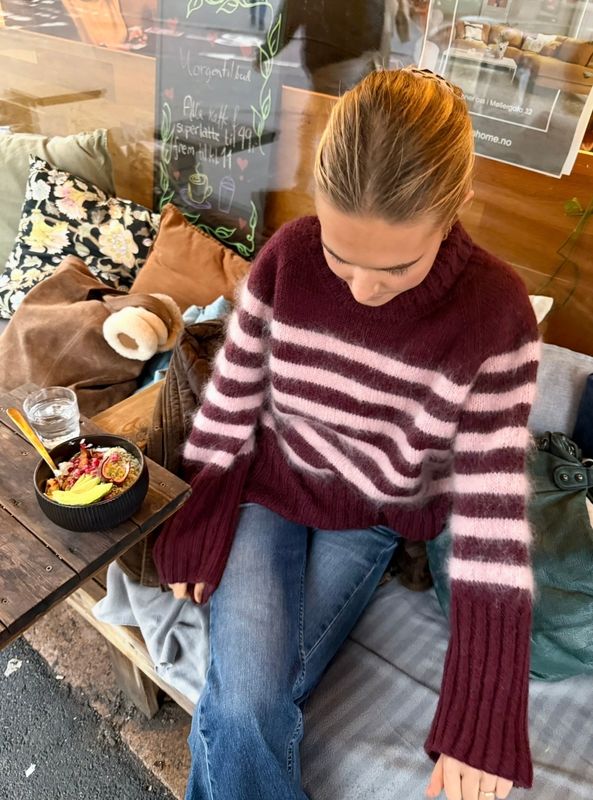  Inga Sweater - Vinrød