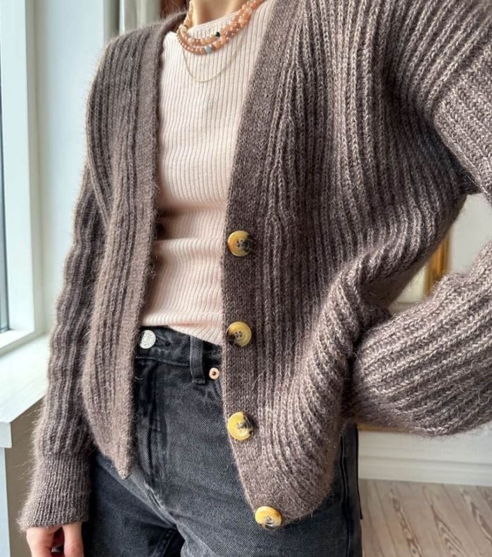 Agnete Cardigan (papir)