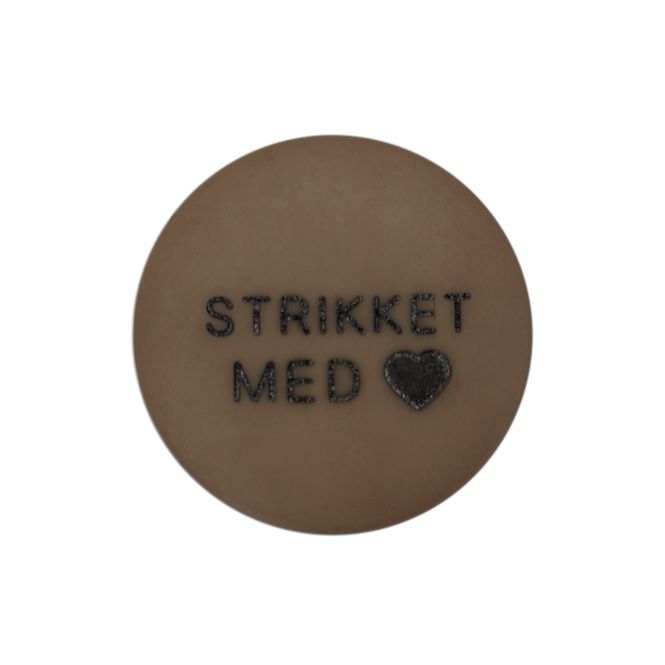 Hovedbilde Brun Strikket med 18mm