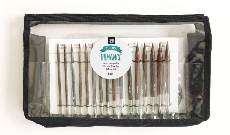 DROPS Pro Romance - Utskiftbare Rundpinner Deluxe Sett