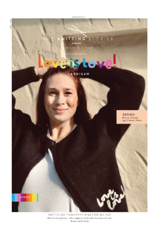 Love is Love Cardigan (oppskrift)