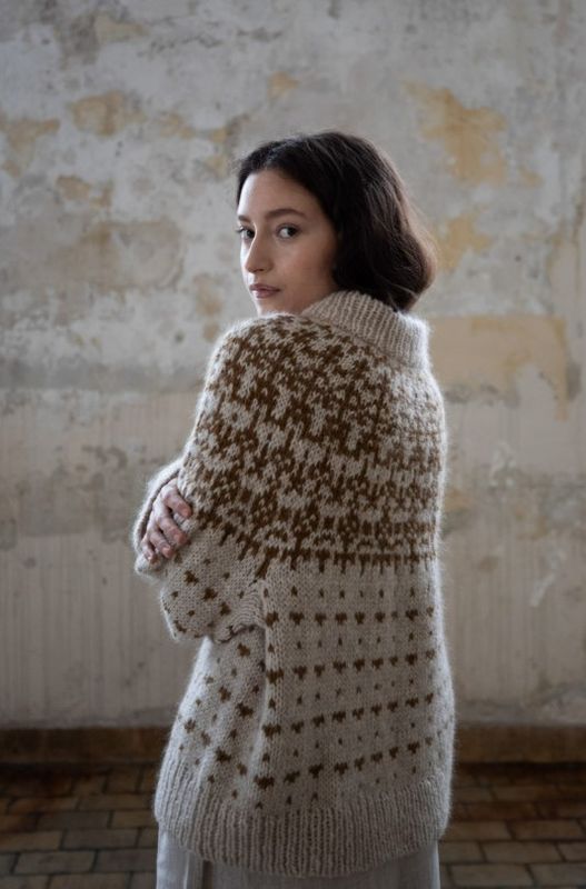 Efterår No 2 – Luna og Silk Mohair (oppskrift)