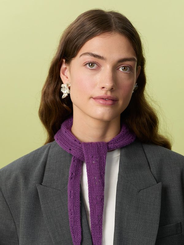 Miu Pointelle Scarf