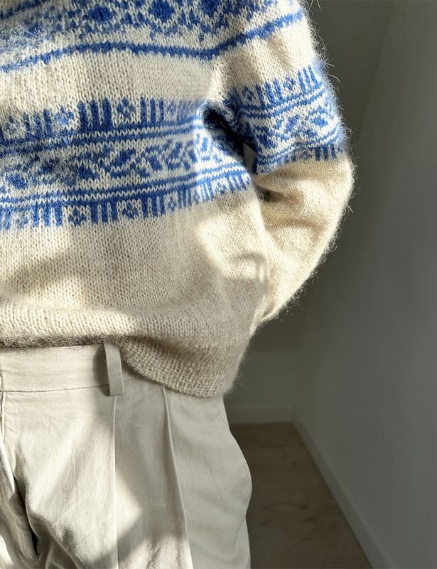 Porcelain Yoke Sweater (papir)