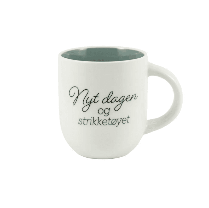Kopp Nyt dagen og strikketøyet