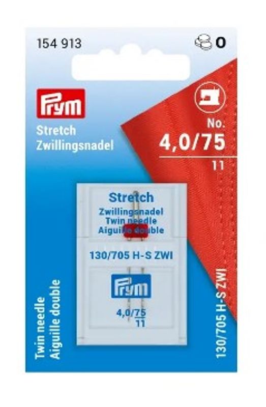 Symaskinnål Tvillingnål no.75