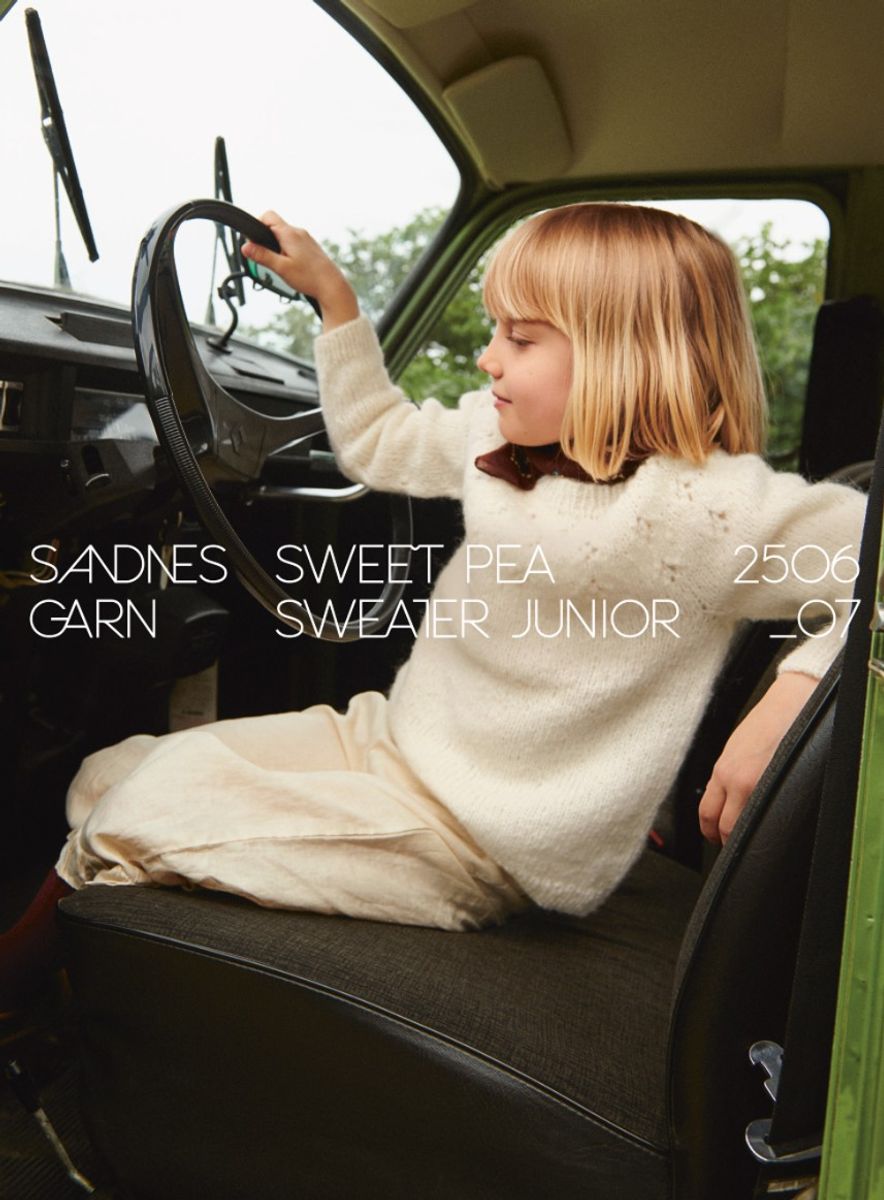 2506 Nr. 7 - Sweet Pea Sweater Junior (Norsk)
