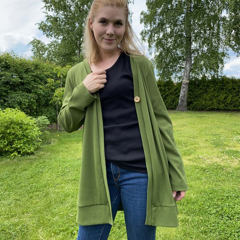 Karin hverdagscardigan (XXS-4XL)