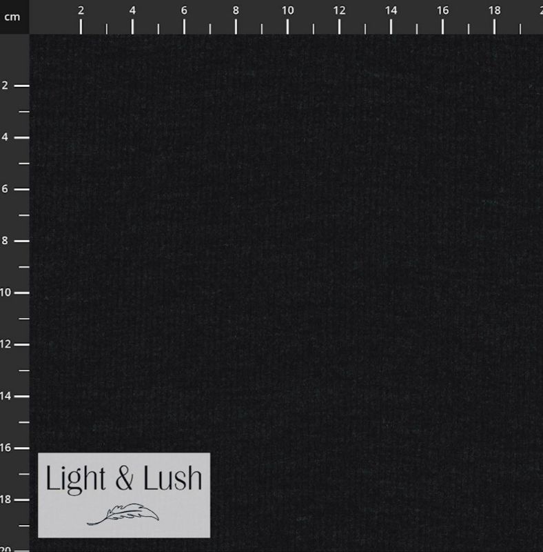 Merinoull/silke- svart (struktur), Light & Lush