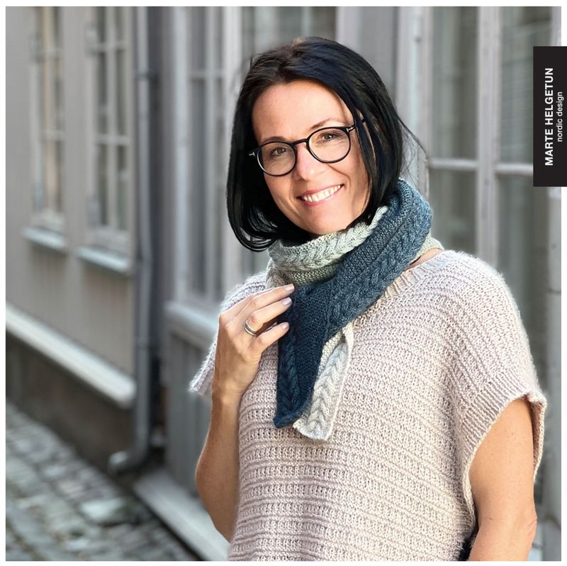 Fletteskjerf i Fargespill (oppskrift)