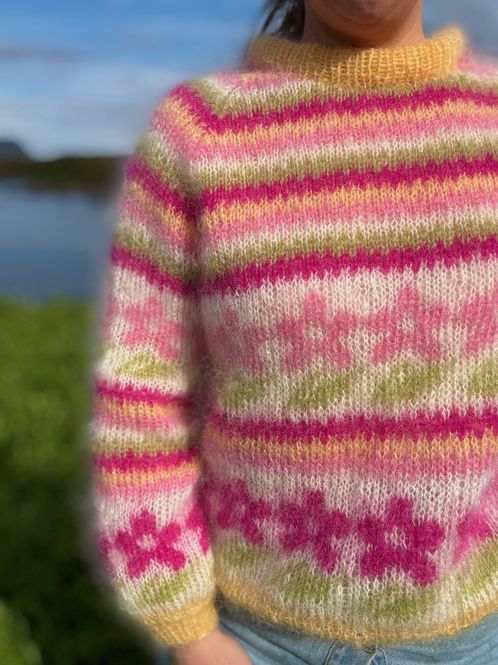 Hovedbilde Våryrgenser - rosa/gul