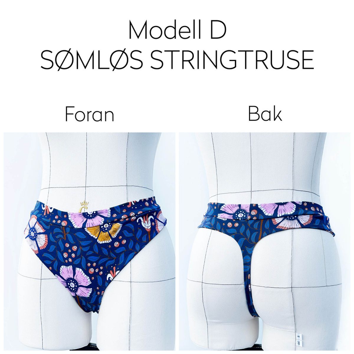 Maxi & Mini – Truser til dame (XXS-4XL) – Papir 