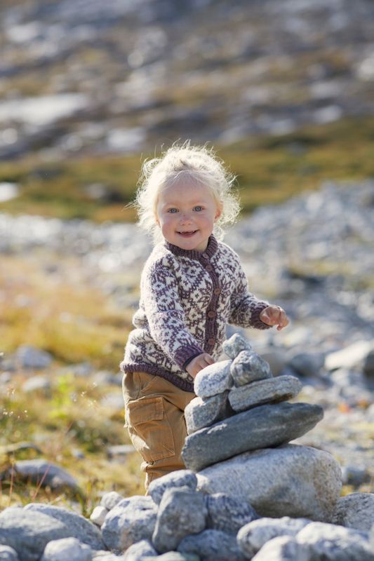 404 Fjell til barn. Finull og Lamull (enkeltmønster)