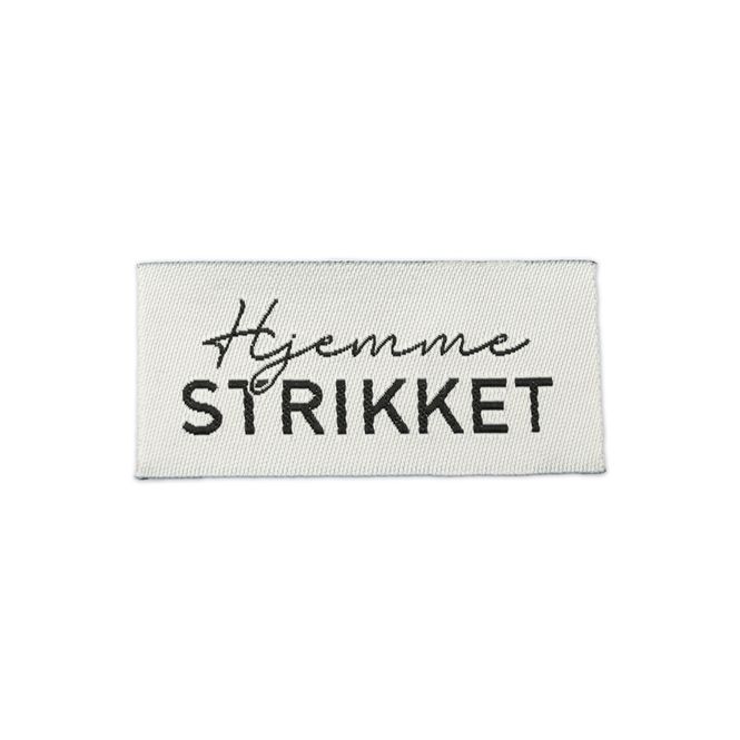 Hovedbilde Symerke Hjemmestrikket hvit