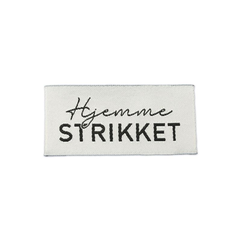 Symerke Hjemmestrikket hvit