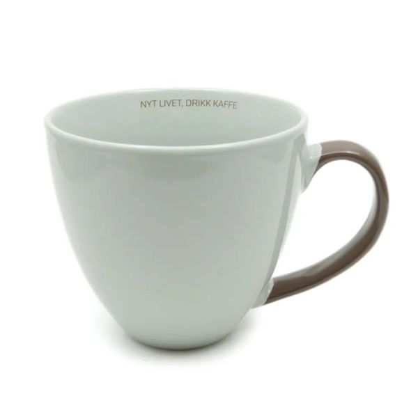 Hovedbilde Kopp Nyt livet drikk kaffe 