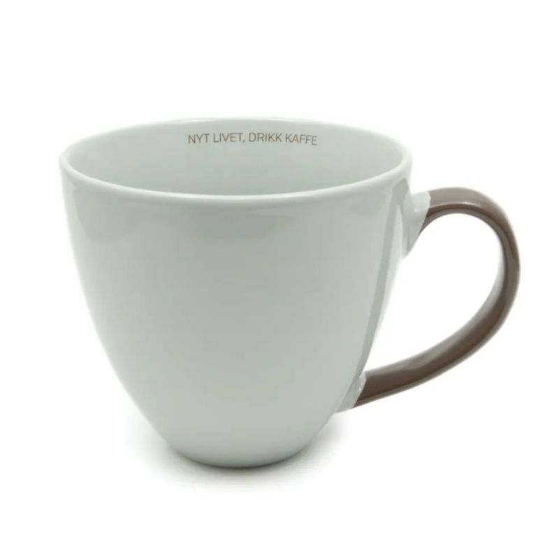 Kopp Nyt livet drikk kaffe 