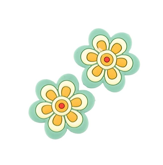 Hovedbilde Maskestopper Blomst Turkis